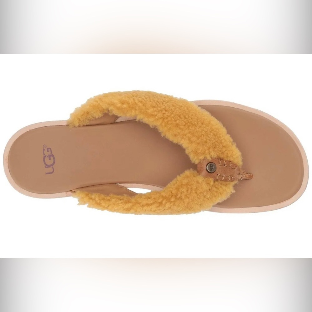 Ugg fur sandals